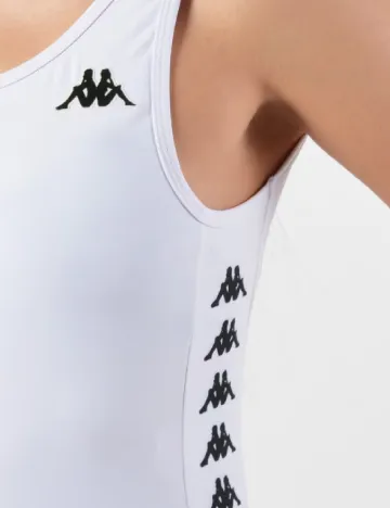 Costum de baie Kappa, alb