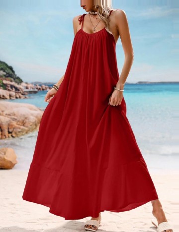 Rochie lunga SHEIN, rosu