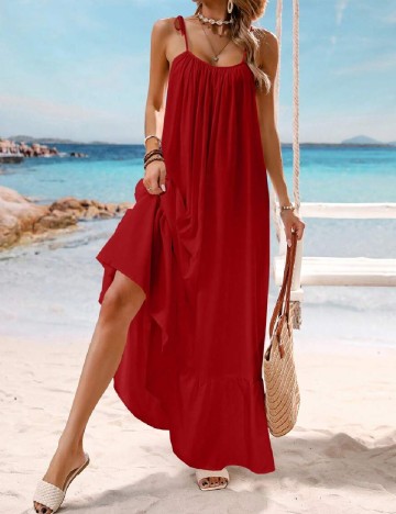 Rochie lunga SHEIN, rosu