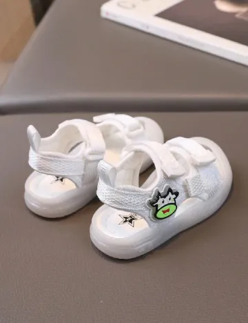 Sandale Shein Kids, alb