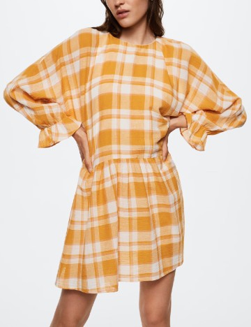 Rochie scurta Mango, galben