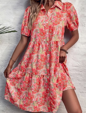 Rochie scurta SHEIN, mix culori