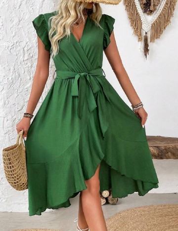 Rochie medie SHEIN, verde