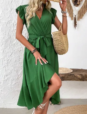 Rochie medie SHEIN, verde