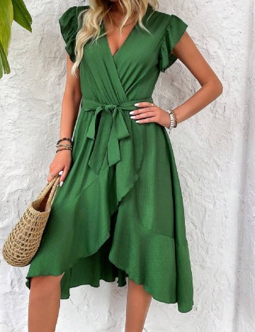 Rochie medie SHEIN, verde