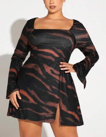 Rochie scurta SHEIN CURVE, negru