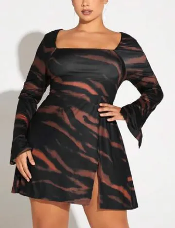 Rochie scurta SHEIN CURVE, negru