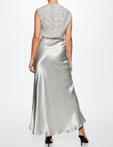 Rochie lunga Mango, gri