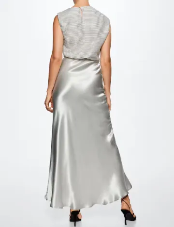 Rochie lunga Mango, gri