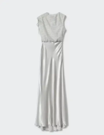 Rochie lunga Mango, gri