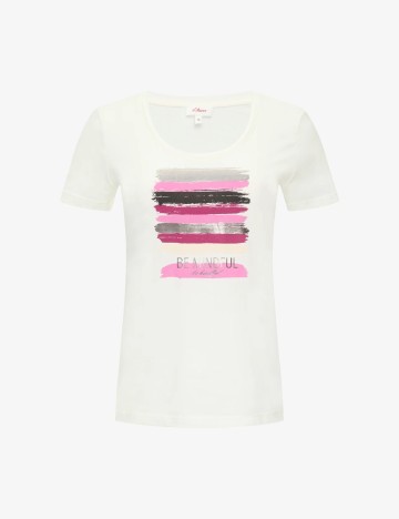 Tricou s.Oliver, alb