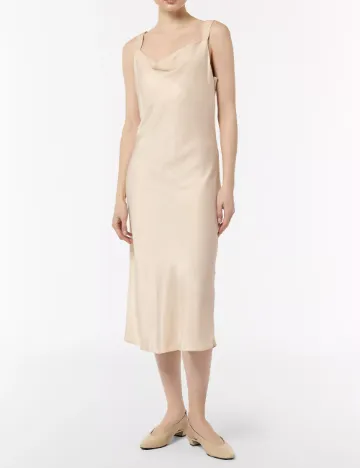 Rochie medie Comma, crem