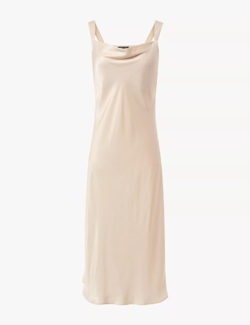 Rochie medie Comma, crem