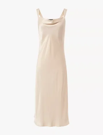 Rochie medie Comma, crem