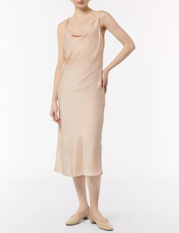 Rochie medie Comma, crem