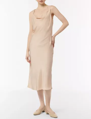 Rochie medie Comma, crem