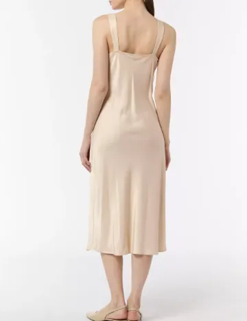 Rochie medie Comma, crem