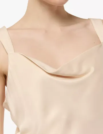 Rochie medie Comma, crem