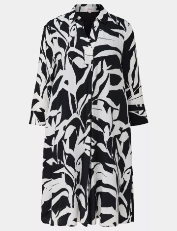 Rochie scurta s.Oliver, alb/negru