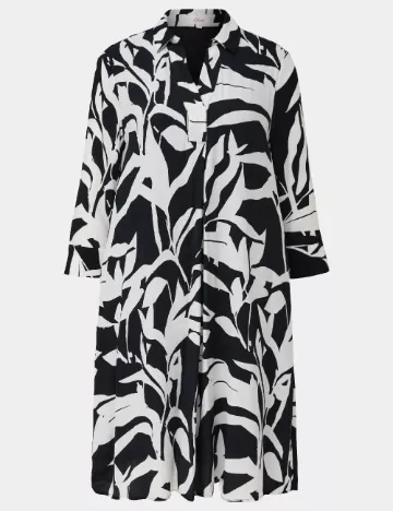 Rochie scurta s.Oliver, alb/negru