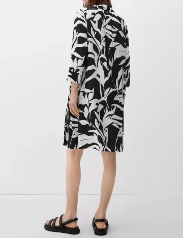Rochie scurta s.Oliver, alb/negru