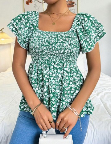 Bluza SHEIN, verde