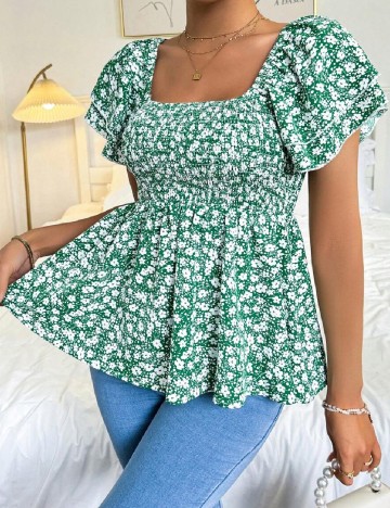 Bluza SHEIN, verde