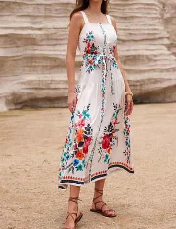 Rochie lunga SHEIN, ecru