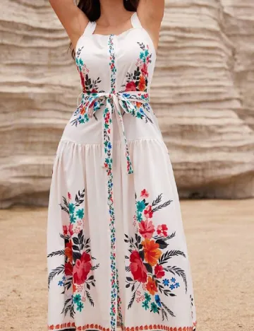Rochie lunga SHEIN, ecru