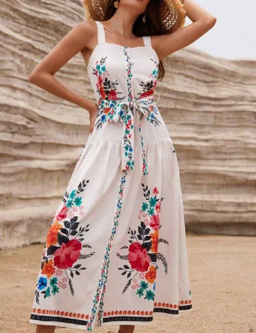 Rochie lunga SHEIN, ecru
