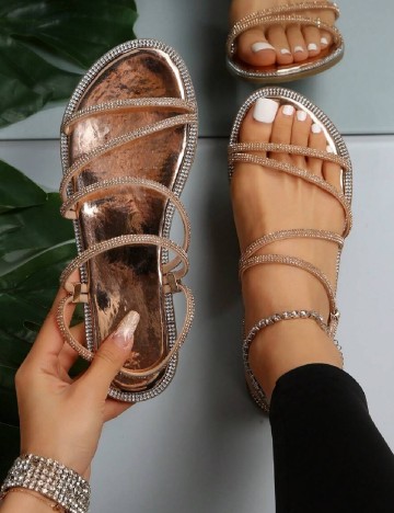Sandale SHEIN, roz