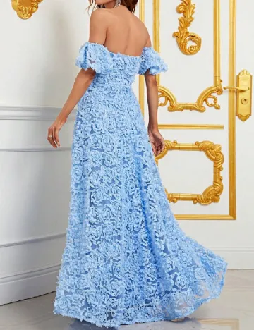 Rochie lunga Faeriesty, albastru