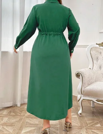 Rochie lunga SHEIN CURVE, verde