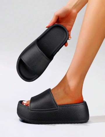 Slapi SHEIN, negru
