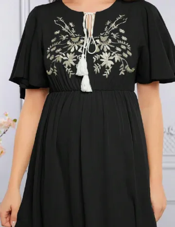 Rochie lunga SHEIN Maternity, negru