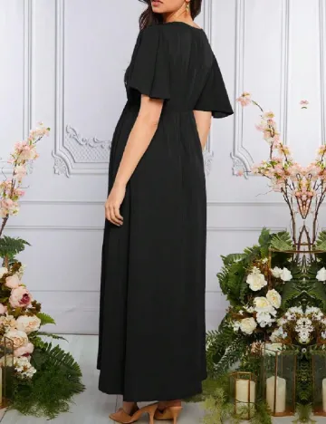 Rochie lunga SHEIN Maternity, negru