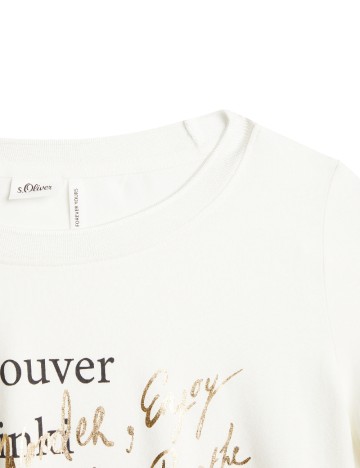Tricou s.Oliver, alb
