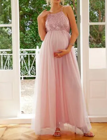 Rochie lunga SHEIN Maternity, roz