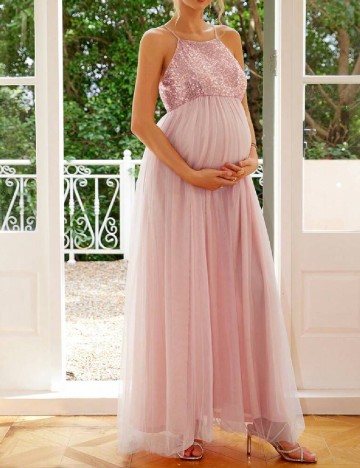 Rochie lunga SHEIN Maternity, roz