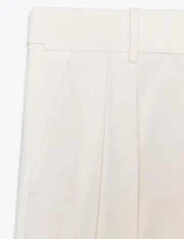 Pantaloni Zara, alb