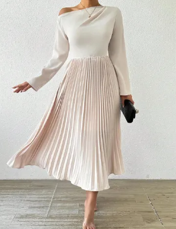 Rochie lunga SHEIN, crem
