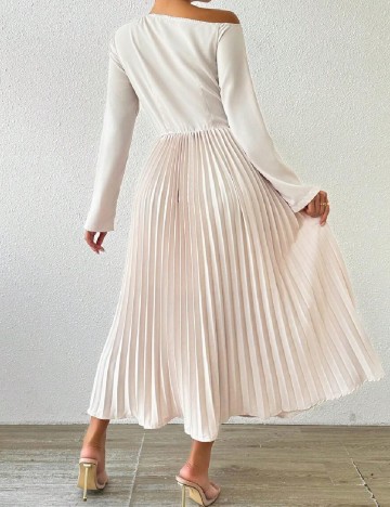 Rochie lunga SHEIN, crem