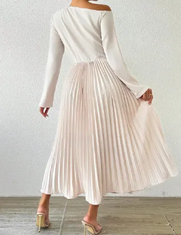 Rochie lunga SHEIN, crem