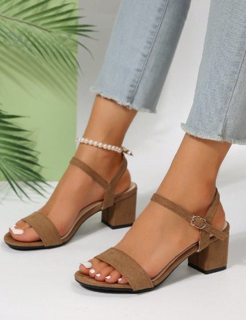 Sandale SHEIN, maro