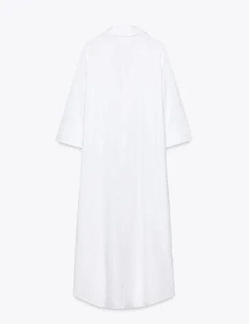 Rochie medie Zara, alb