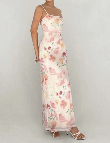 Rochie lunga SHEIN, floral print