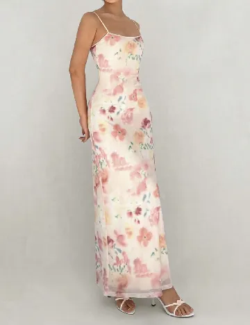 Rochie lunga SHEIN, floral print