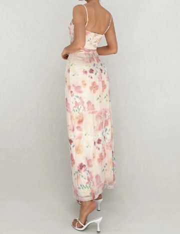Rochie lunga SHEIN, floral print
