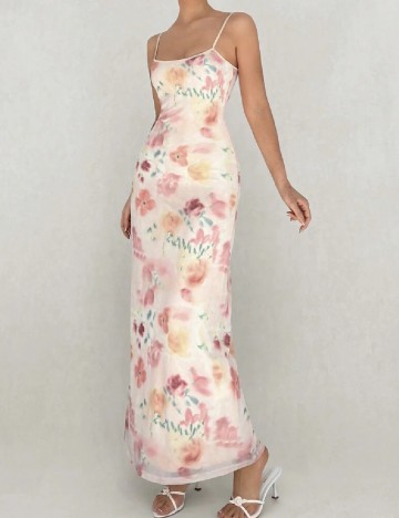 Rochie lunga SHEIN, floral print