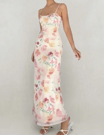 Rochie lunga SHEIN, floral print